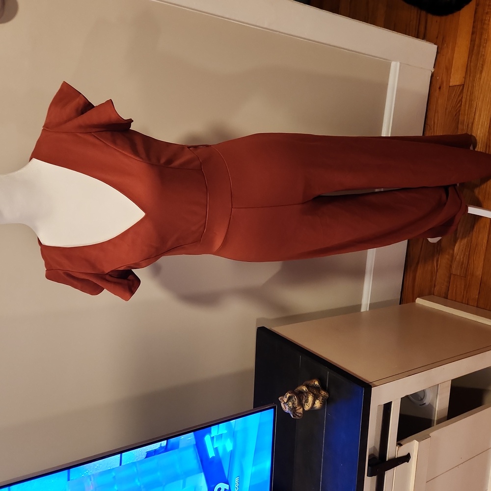 Madrag Size Vintage 90'S Size Small Burnt Orange Jumpsuit